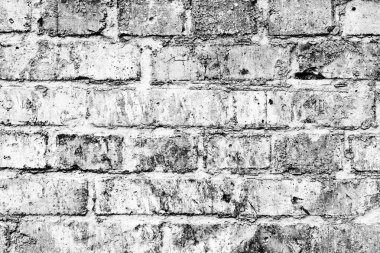Doku, tuğla, duvar, arka plan olarak kullanılabilir. Çizik ve çatlaklarla tuğla dokusu