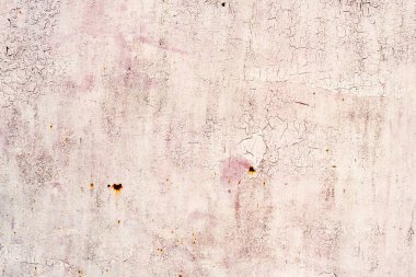 Çatlakları ve çizikleri olan metal bir duvarın dokusu arka plan olarak kullanılabilir.