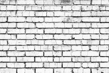 Doku, tuğla, duvar, arka plan olarak kullanılabilir. Çizik ve çatlaklarla tuğla dokusu