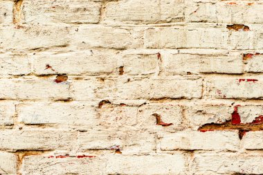 Doku, tuğla, duvar, arka plan olarak kullanılabilir. Çizik ve çatlaklarla tuğla dokusu