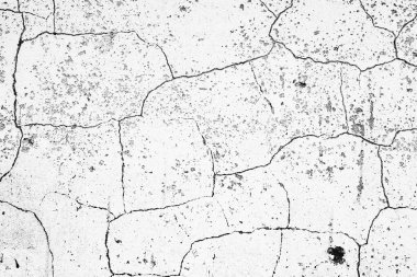 Doku, duvar, beton, arka plan olarak kullanılabilir. Çizik ve çatlaklarla dolu bir duvar parçası.