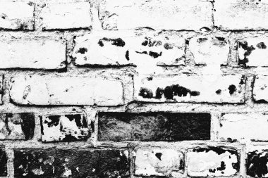 Doku, tuğla, duvar, arka plan olarak kullanılabilir. Çizik ve çatlaklarla tuğla dokusu