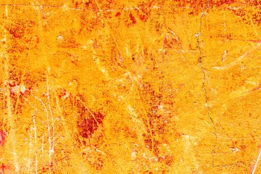 Doku, duvar, beton, arka plan olarak kullanılabilir. Çizik ve çatlaklarla dolu bir duvar parçası.