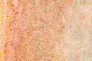 Doku, duvar, beton, arka plan olarak kullanılabilir. Çizik ve çatlaklarla dolu bir duvar parçası.