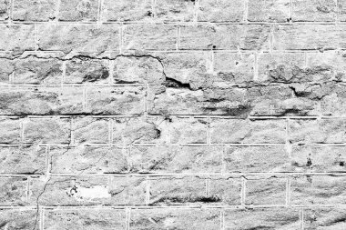 Doku, tuğla, duvar, arka plan olarak kullanılabilir. Çizik ve çatlaklarla tuğla dokusu