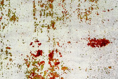 Doku, metal, duvar, arka plan olarak kullanılabilir. Çizik ve çatlaklarla metal doku