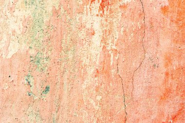 Doku, duvar, beton, arka plan olarak kullanılabilir. Çizik ve çatlaklarla dolu bir duvar parçası.