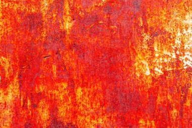 Çatlakları ve çizikleri olan metal bir duvarın dokusu arka plan olarak kullanılabilir.