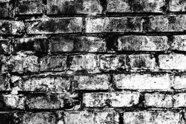 Doku, tuğla, duvar, arka plan olarak kullanılabilir. Çizik ve çatlaklarla tuğla dokusu