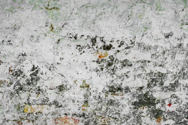 Doku, duvar, beton, arka plan olarak kullanılabilir. Çizik ve çatlaklarla dolu bir duvar parçası.