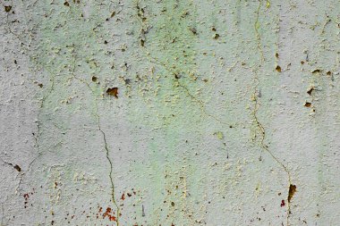 Doku, duvar, beton, arka plan olarak kullanılabilir. Çizik ve çatlaklarla dolu bir duvar parçası.