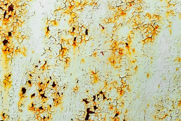 Textura Una Pared Metálica Con Grietas Arañazos Que Puede Utilizar — Foto de Stock