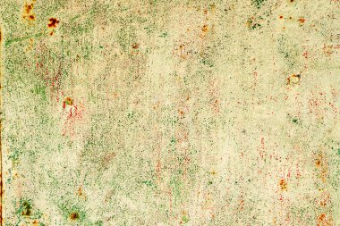 Çatlakları ve çizikleri olan metal bir duvarın dokusu arka plan olarak kullanılabilir.