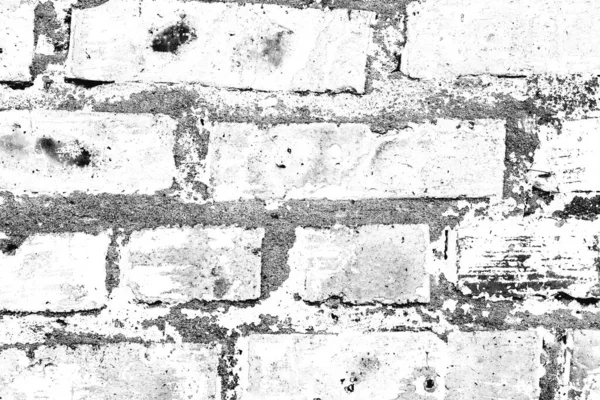 Texture Brick Wall Can Used Background Brick Texture Scratches Cracks — Stock Photo, Image