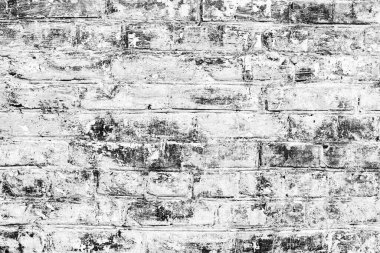 Doku, tuğla, duvar, arka plan olarak kullanılabilir. Çizik ve çatlaklarla tuğla dokusu
