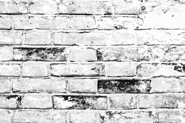 Texture Brick Wall Can Used Background Brick Texture Scratches Cracks — Stock Photo, Image