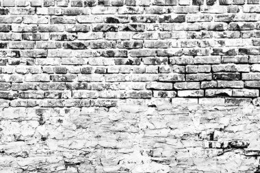 Doku, tuğla, duvar, arka plan olarak kullanılabilir. Çizik ve çatlaklarla tuğla dokusu