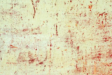 Çatlakları ve çizikleri olan metal bir duvarın dokusu arka plan olarak kullanılabilir.