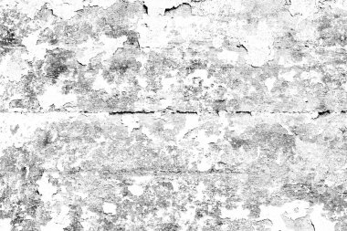 Doku, duvar, beton, arka plan olarak kullanılabilir. Çizik ve çatlaklarla dolu bir duvar parçası.
