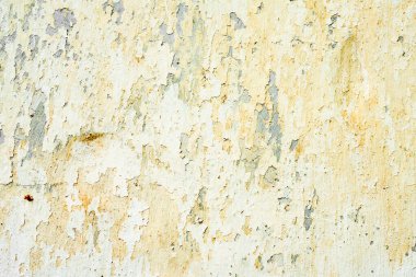 Doku, duvar, beton, arka plan olarak kullanılabilir. Çizik ve çatlaklarla dolu bir duvar parçası.