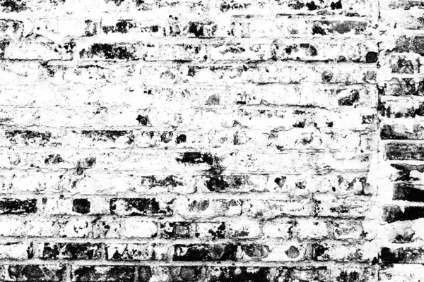 Texture Brick Wall Can Used Background Brick Texture Scratches Cracks — Stock Photo, Image