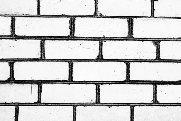 Texture Brick Wall Can Used Background Brick Texture Scratches Cracks — Stock Photo, Image