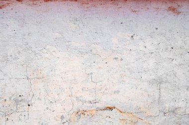 Doku, duvar, beton, arka plan olarak kullanılabilir. Çizik ve çatlaklarla dolu bir duvar parçası.