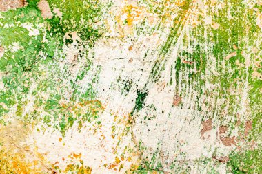 Doku, duvar, beton, arka plan olarak kullanılabilir. Çizik ve çatlaklarla dolu bir duvar parçası.