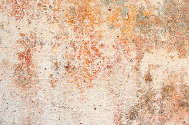 Doku, duvar, beton, arka plan olarak kullanılabilir. Çizik ve çatlaklarla dolu bir duvar parçası.