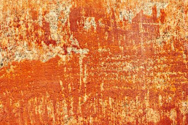 Doku, duvar, beton, arka plan olarak kullanılabilir. Çizik ve çatlaklarla dolu bir duvar parçası.