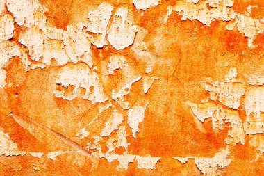 Doku, duvar, beton, arka plan olarak kullanılabilir. Çizik ve çatlaklarla dolu bir duvar parçası.