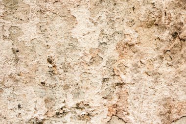 Doku, duvar, beton, arka plan olarak kullanılabilir. Çizik ve çatlaklarla dolu bir duvar parçası.