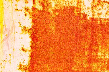 Arkaplan olarak kullanılabilecek çizik ve çatlaklarla metal doku