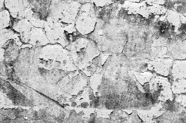 Doku, duvar, beton, arka plan olarak kullanılabilir. Çizik ve çatlaklarla dolu bir duvar parçası.