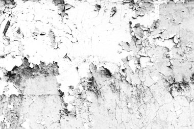 Çatlakları ve çizikleri olan metal bir duvarın dokusu arka plan olarak kullanılabilir.