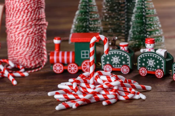 크리스마스 장식의 요소는 휴일을 준비하기 것이다 장난감 — 스톡 사진