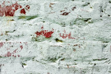 Doku, tuğla, duvar, arka plan olarak kullanılabilir. Çizik ve çatlaklarla tuğla dokusu