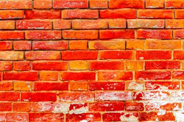 Doku, tuğla, duvar, arka plan olarak kullanılabilir. Çizik ve çatlaklarla tuğla dokusu