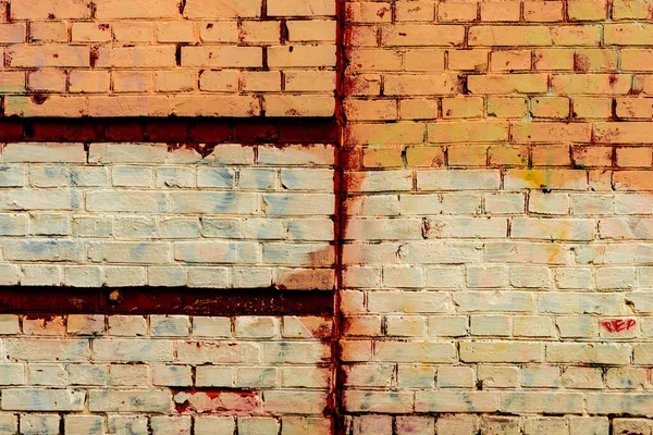 Textur Ziegel Wand Kann Als Hintergrund Verwendet Werden Ziegelstruktur Mit — Stockfoto