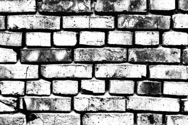 Doku, tuğla, duvar, arka plan olarak kullanılabilir. Çizik ve çatlaklarla tuğla dokusu