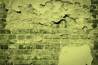 Tuğla doku çatlaklar ve çizikler ile arka plan olarak kullanılabilir