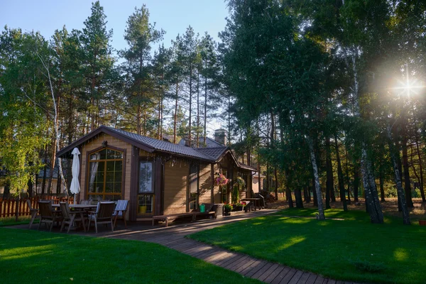 Holzhütte Auf Dem Land — Stockfoto