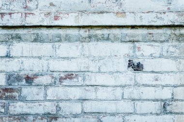 Tuğla dokusu ile çatlak ve çizikler