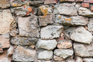 Tuğla doku çizikler ve çatlaklar ile