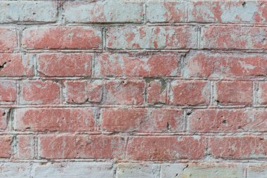 Tuğla doku çizikler ve çatlaklar ile