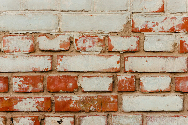 Кирпичная текстура с царапинами и трещинами
