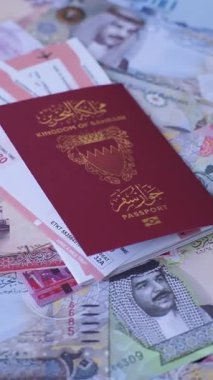 Seyahat etmek, uçmak ve iş yapmak için Bahreyn pasaportu. Bahreyn belgesi, sınırı geçmek için kimlik