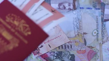 Seyahat etmek, uçmak ve iş yapmak için Bahreyn pasaportu. Bahreyn belgesi, sınırı geçmek için kimlik