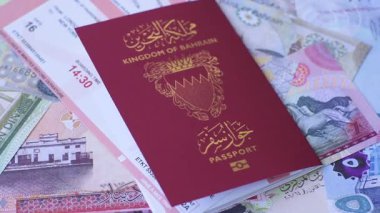 Seyahat etmek, uçmak ve iş yapmak için Bahreyn pasaportu. Bahreyn belgesi, sınırı geçmek için kimlik