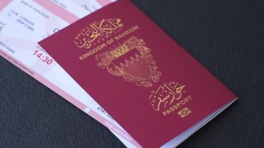 Seyahat etmek, uçmak ve iş yapmak için Bahreyn pasaportu. Bahreyn belgesi, sınırı geçmek için kimlik